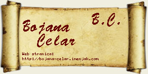 Bojana Čelar vizit kartica
